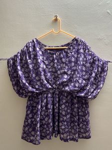 Purple Floral Coord Set