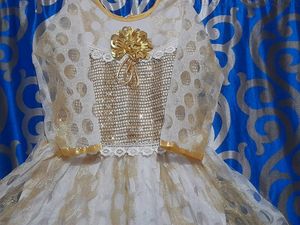 Girls Golden Gown