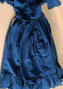 Blue Ruffle Dress