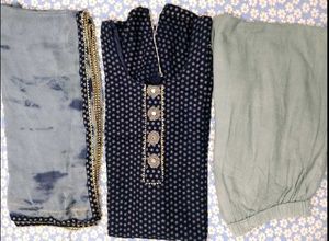 Elegant 3-Piece Pant Kameez Set