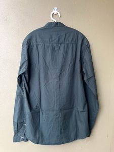 Men Green Slim Fit Pure Cotton Casual Shirt