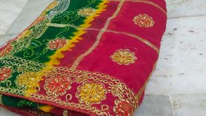 Beautiful Bandhani Saree❤️💗