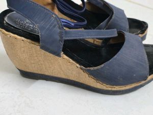Blue Madam Tussaud Sandals