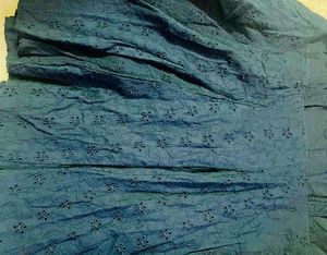Stretchable Flared Skirt With Tie Up Ri