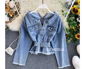 Front-back Sider Denim Jacket