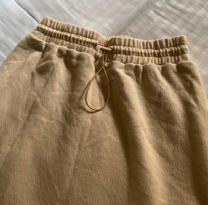 30-36Beige Knit Midi Skirt