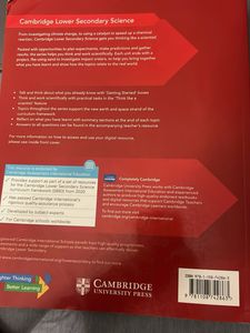 Cambridge lower secondary science Book 9