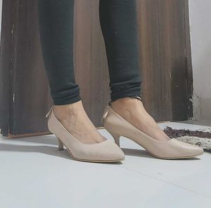 Classy Nude  Heel Pumps