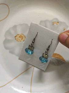 Blue Crystal Earrings