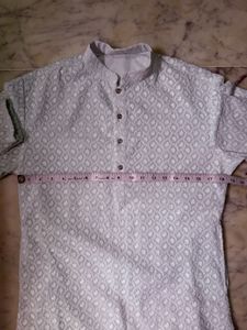 Elegant Sky Blue Kurta