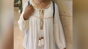 White Embroidered Top from westside worth 1300