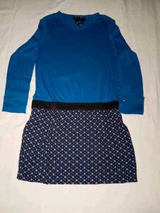 Electric Blue Tommy Dress