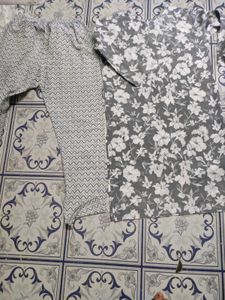 Floral Print Kurta Set