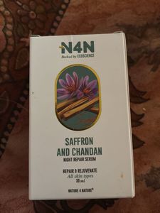 N4N Saffron & Chandan Night Repair Serum