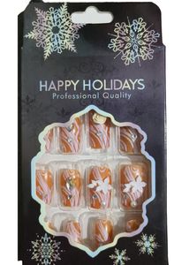 Set 3 Professional Qualities Happy Holidays Nails