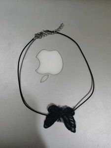 Black Butterfly Choker Gothic Necklace