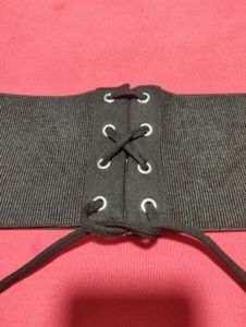 ZARA Accessories Black Elastic Corset Belt