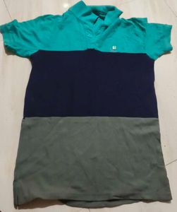 Color Block Polo Shirt