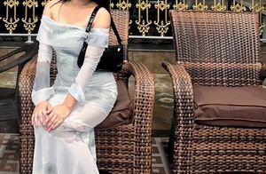 Off-the-Shoulder Maxi Dress