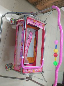 Pink Baby Cradle