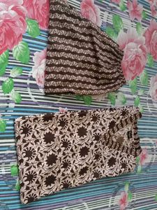 Brown Printed Kurta Set
