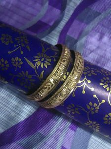 Set of Two Gold-Toned Bangles