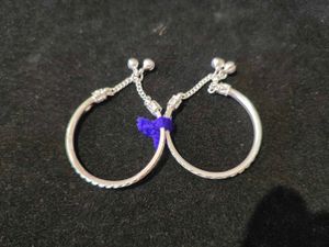Baby Pure Silver Anklets Or bracelet