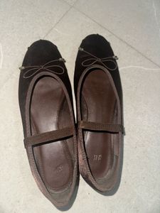 H&amp;M Brown Ballerina Flats