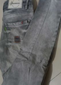 Stylish Grey Denim Jeans