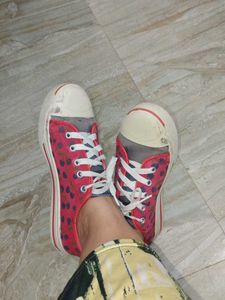 Cute Berry Print Sneakers