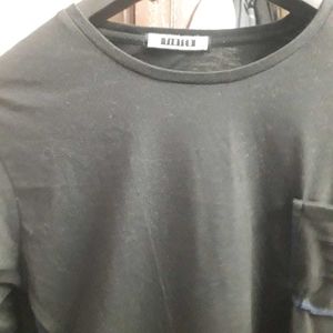 Stylish Two-Tone Long Sleeve Top