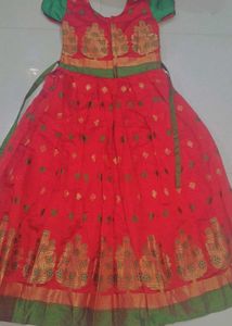 Girls Ethnic Red dress