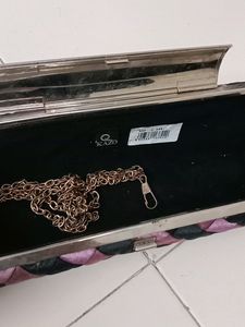 Black and Purple clutch