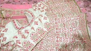 Heavy Silk Embroidered Lehnga With Choli