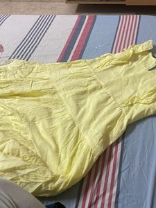 Yellow Ruffle Dress