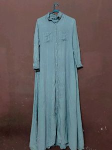 Elegant Maxi Shirt Dress