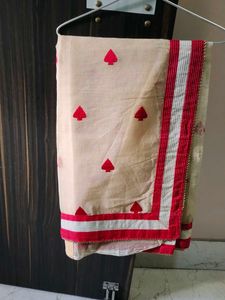 Elegant Embroidered Saree