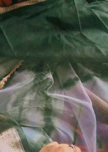 Fancy Organza Shibori Saree