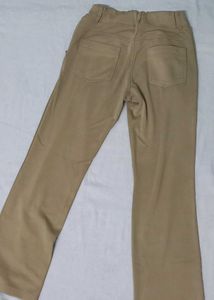 Tan Flare Korean Pants
