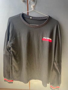 Full Sleves Black T-shirt