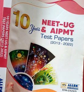 10 Years Test Papers For Neet