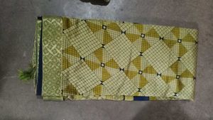 New Saari Lime Green Colour 💖With Blouse