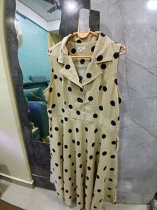 GAP Polka Dot Dress Sleeveless With Pocket