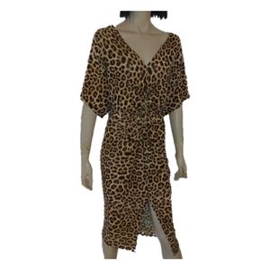 Kim Kardashian Inspired Animal Print Dress