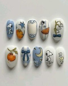 Snoopy & Fruit Nail Set