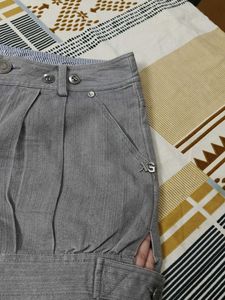 Grey Denim New Shorts