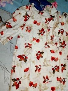 Kurti Pant Set With Balloon Sleeve