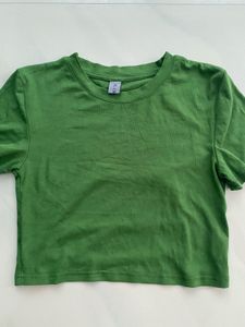 Green Cropped T-Shirt