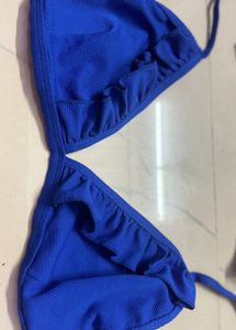 Blue &amp; Red Bikini Set