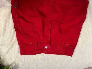 Hot Red Skirt For Girls